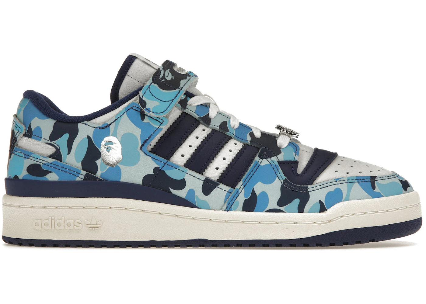 adidas Forum 84 Low-Bape 30e anniversaire Camouflage bleu
