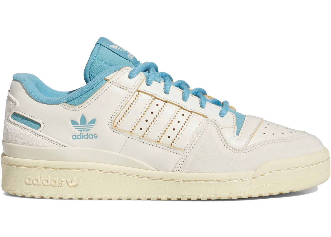 adidas Forum 84 Low CL - Blanc cassé - Bleu d'occasion