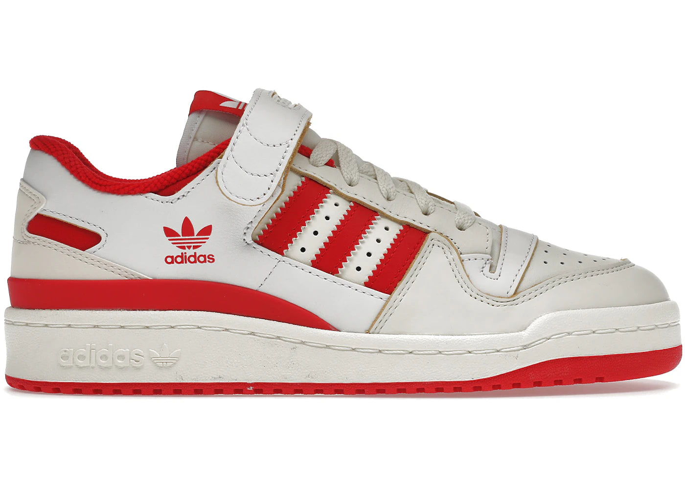 adidas Forum 84 Low-Off White Vivid Red Footwear White (Women's)