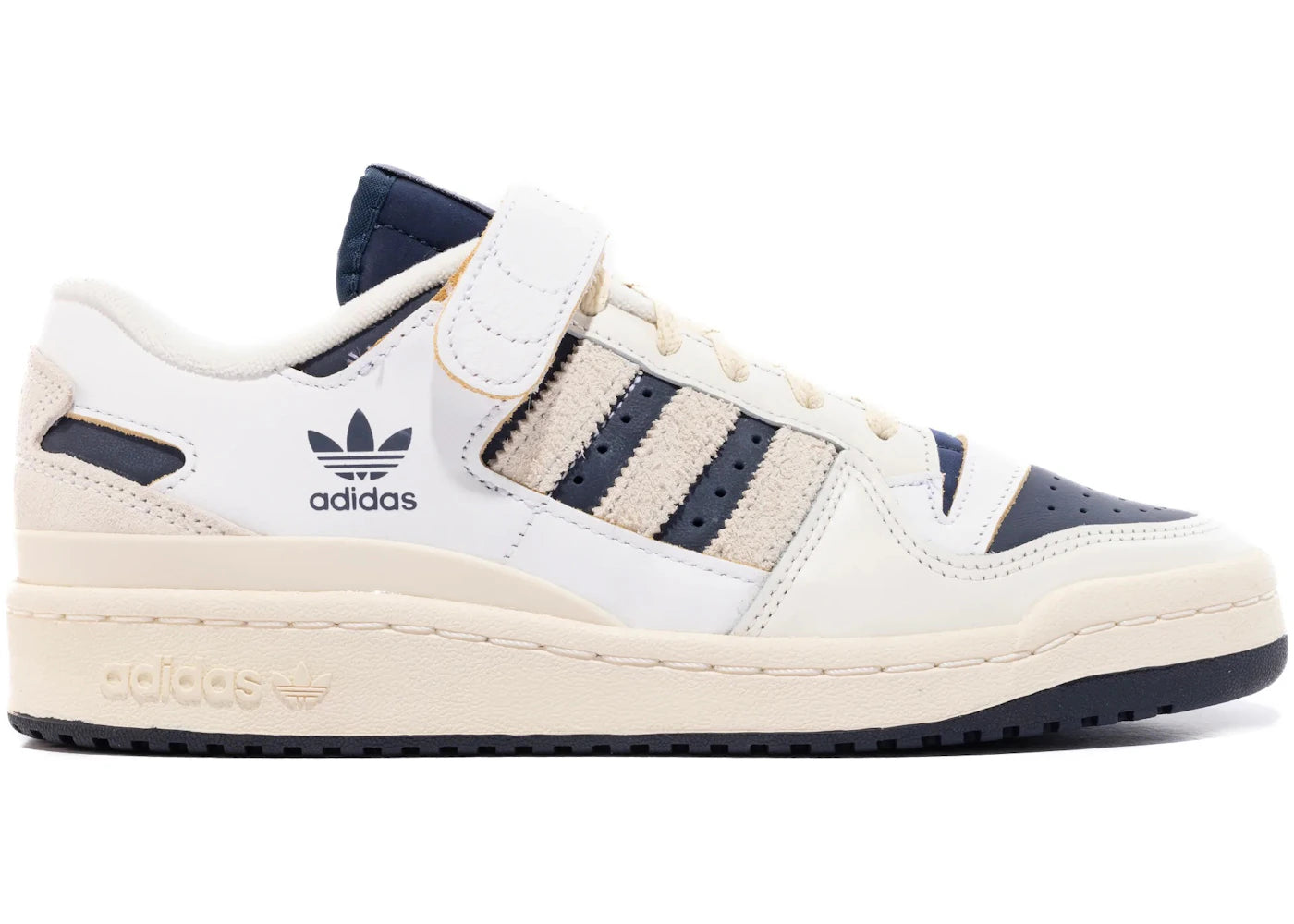 adidas Forum 84 Low XLD - Blanc cassé, Bleu marine universitaire