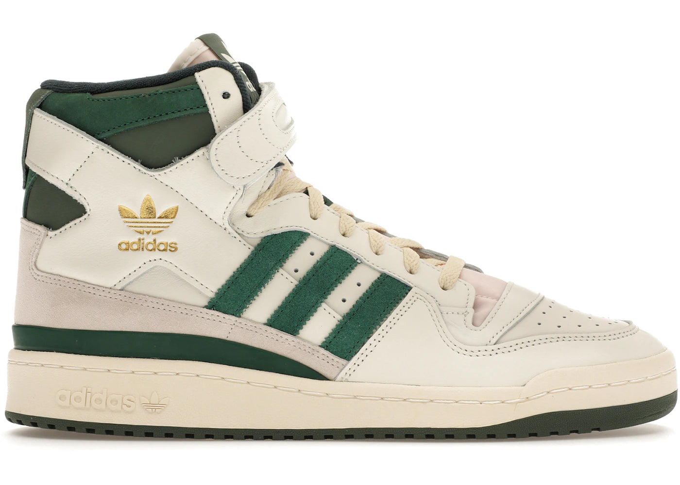 adidas Forum 84 - Blanc cassé, vert foncé