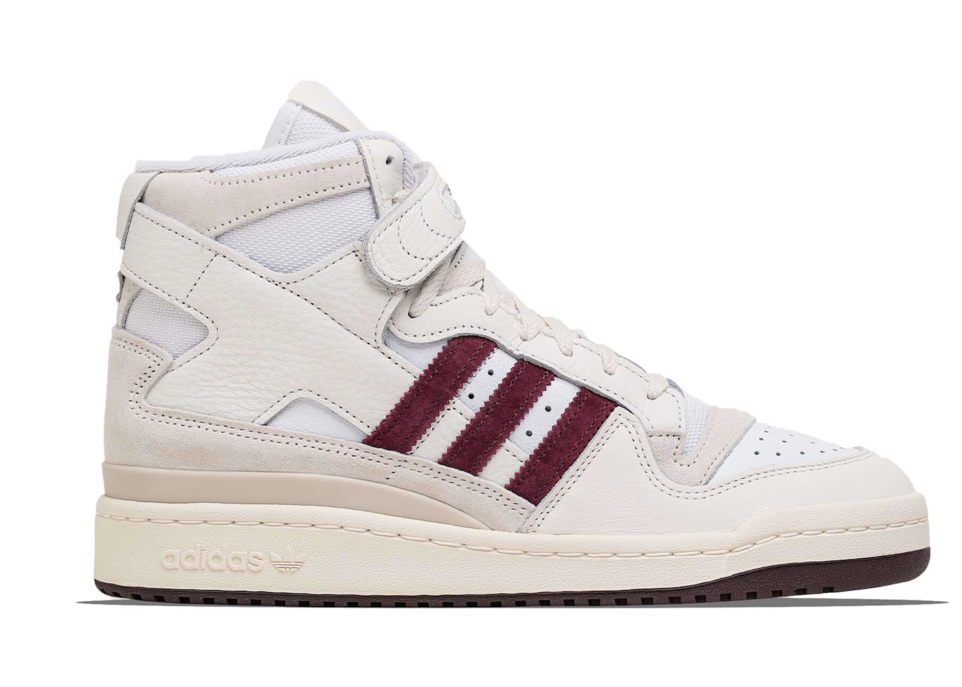 adidas Forum Hi-Packer White Maroon