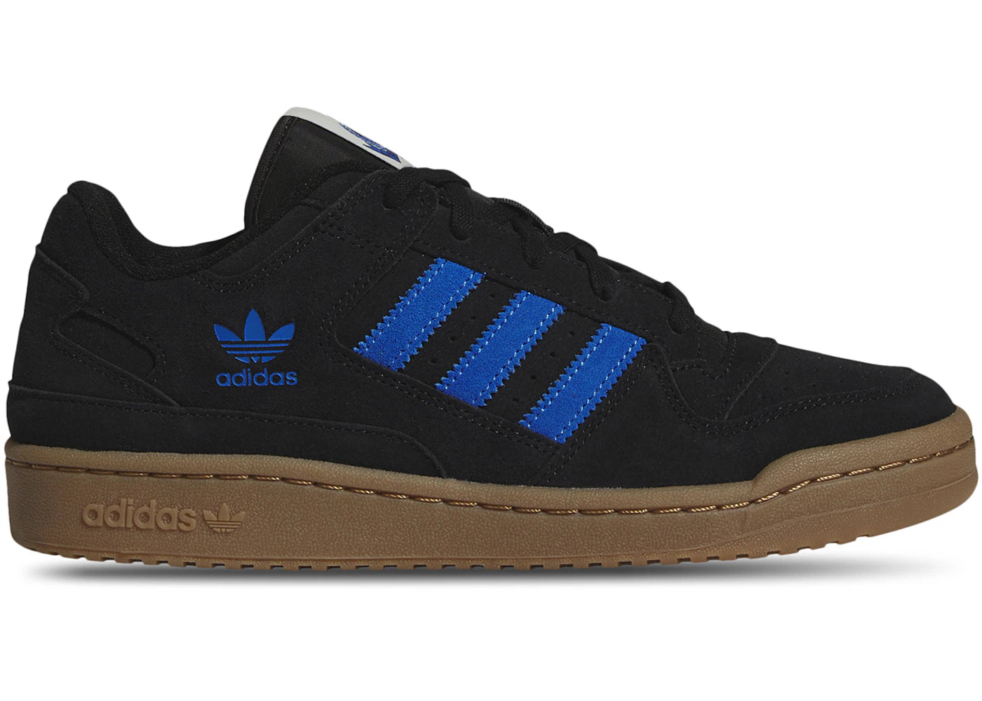 adidas Forum Low CL - Noir et bleu oiseau