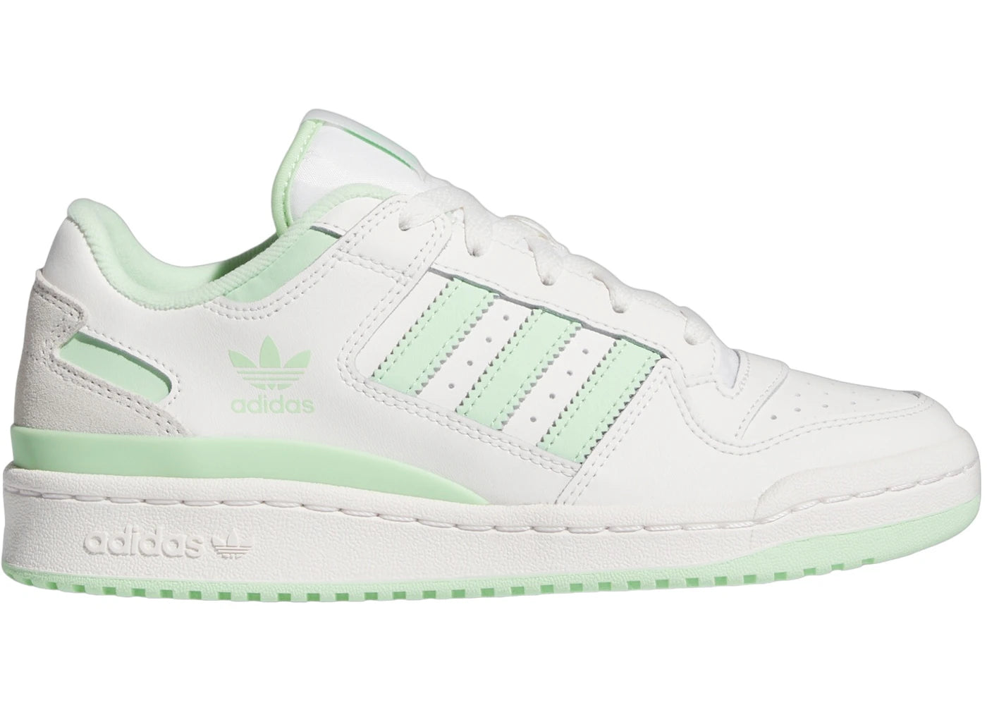 adidas Forum Low CL-Cloud Blanc Semi Vert Spark (Femme)