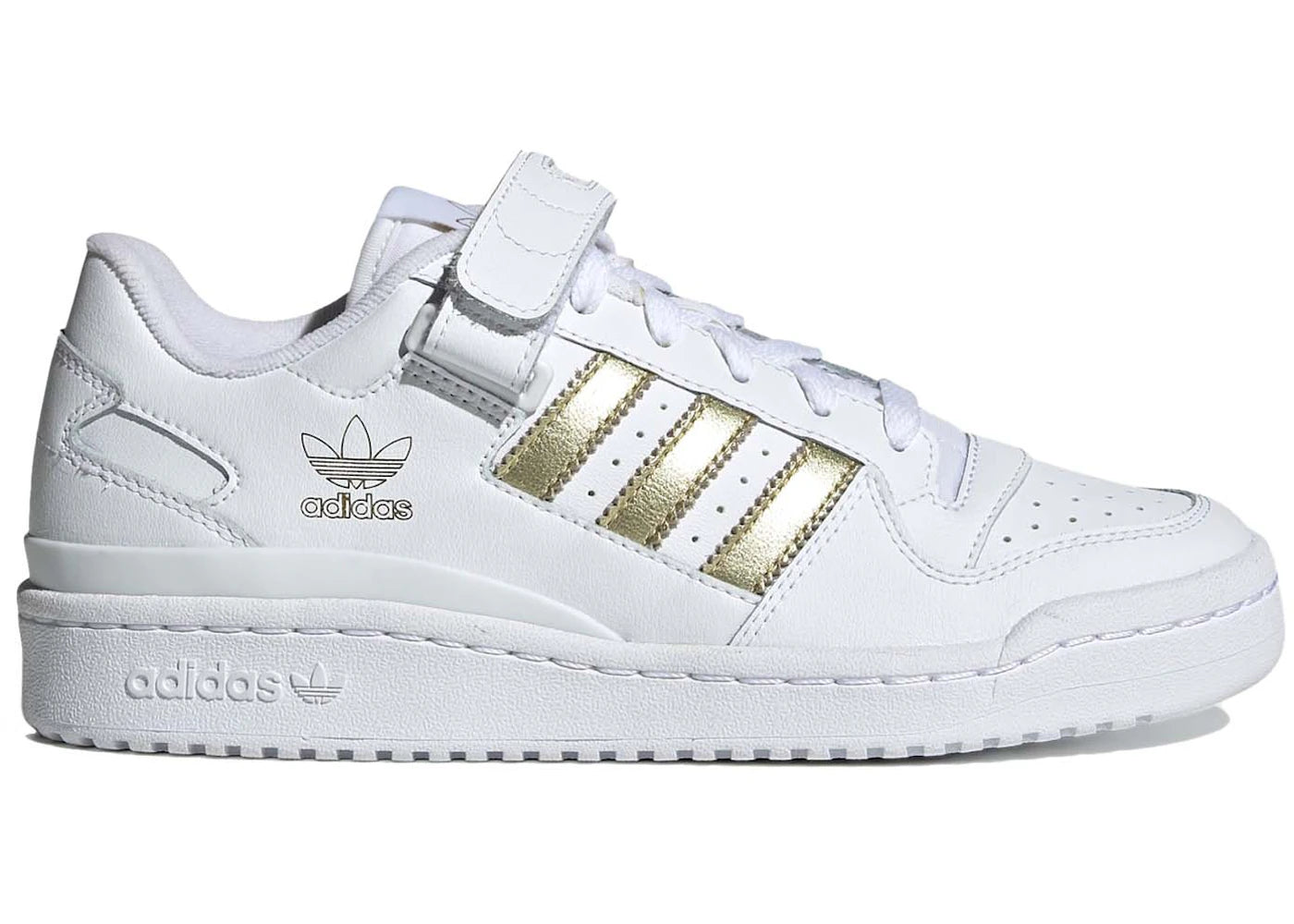 adidas Forum Low-Cloud Blanc Or Métallisé (Femme)