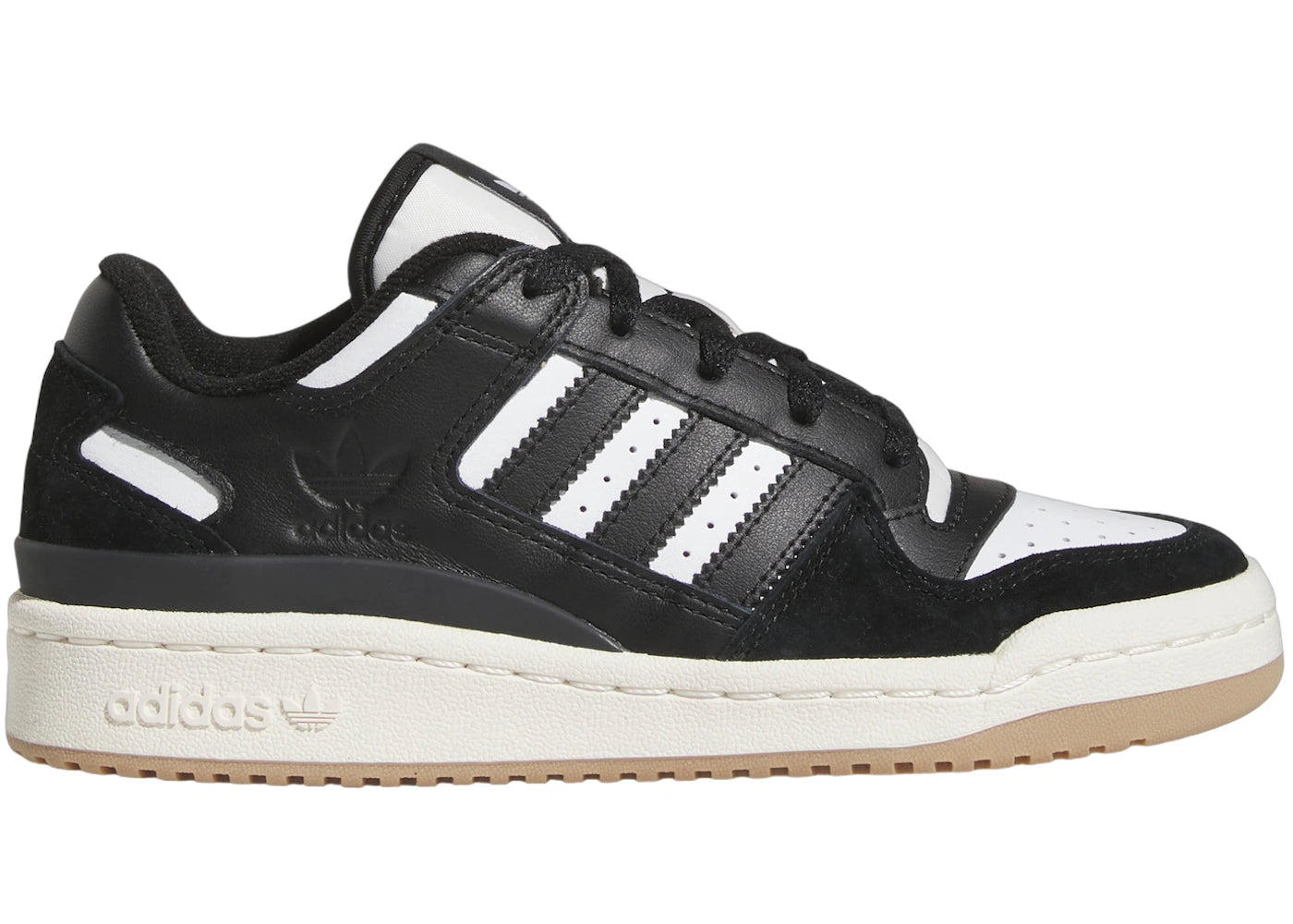 adidas Forum Low-Core Black Cloud White Cream White (GS)
