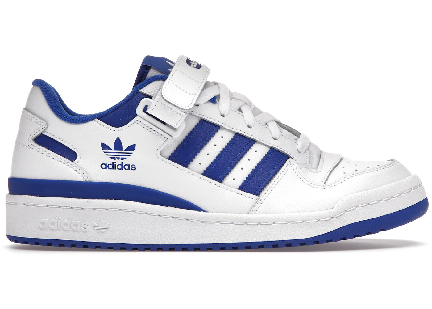 adidas Forum Low-Blanc Bleu Royal