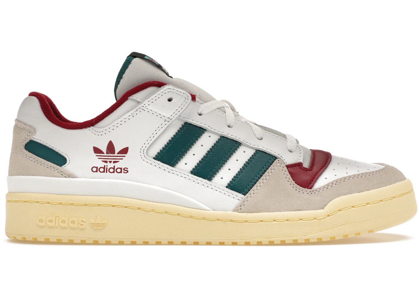 adidas Forum Low-White Teal Burgundy