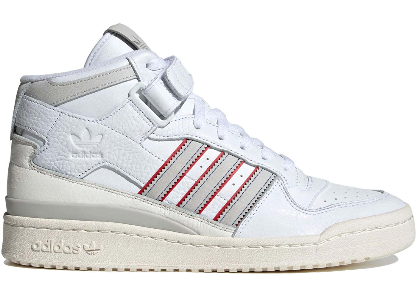 adidas Forum Mid-Cloud White Gray Red