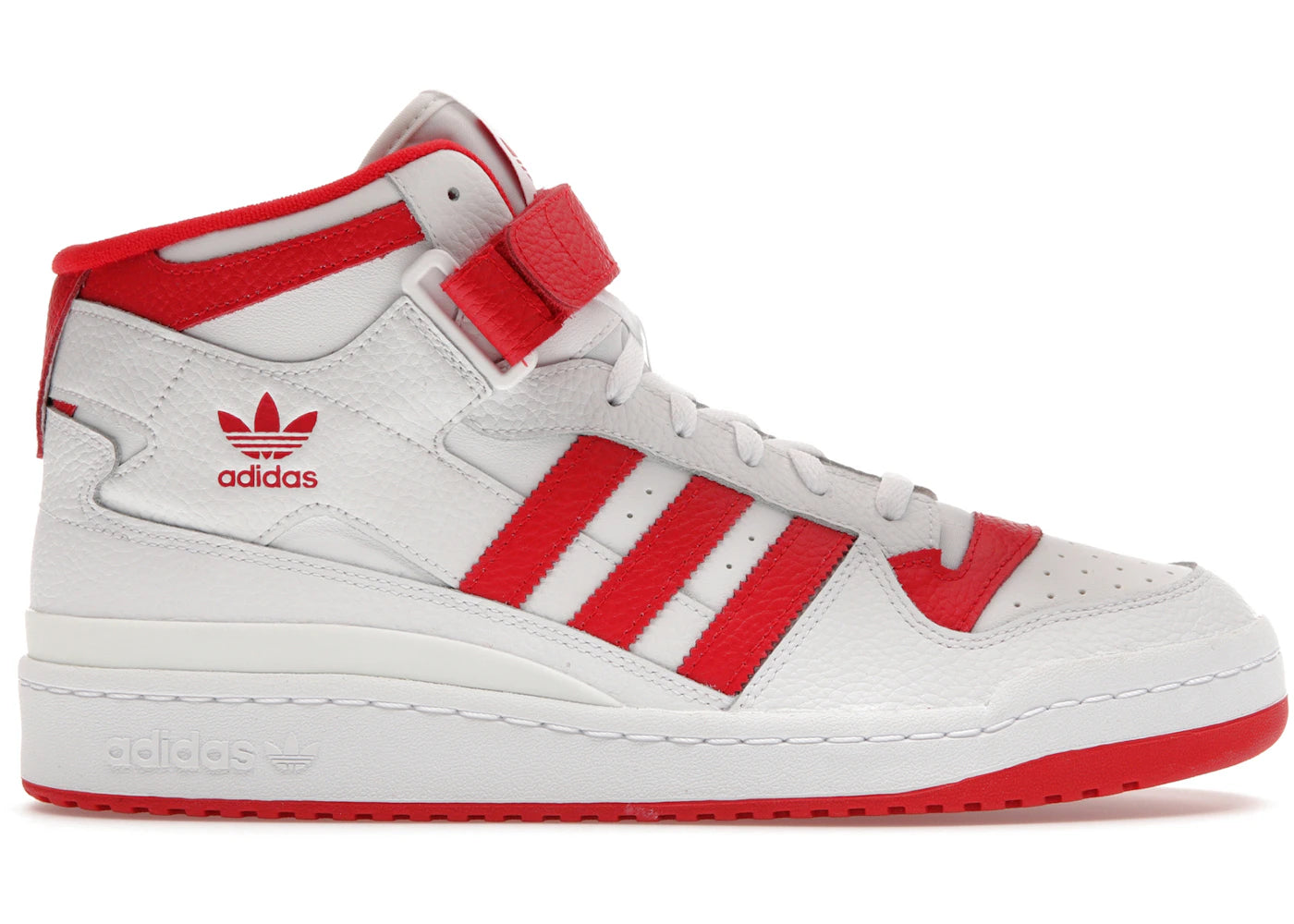adidas Forum Mid-Cloud White Vivid Red