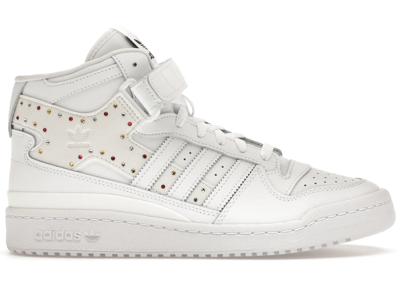adidas Forum Mid-Swarovski White Multi Color (Women's)