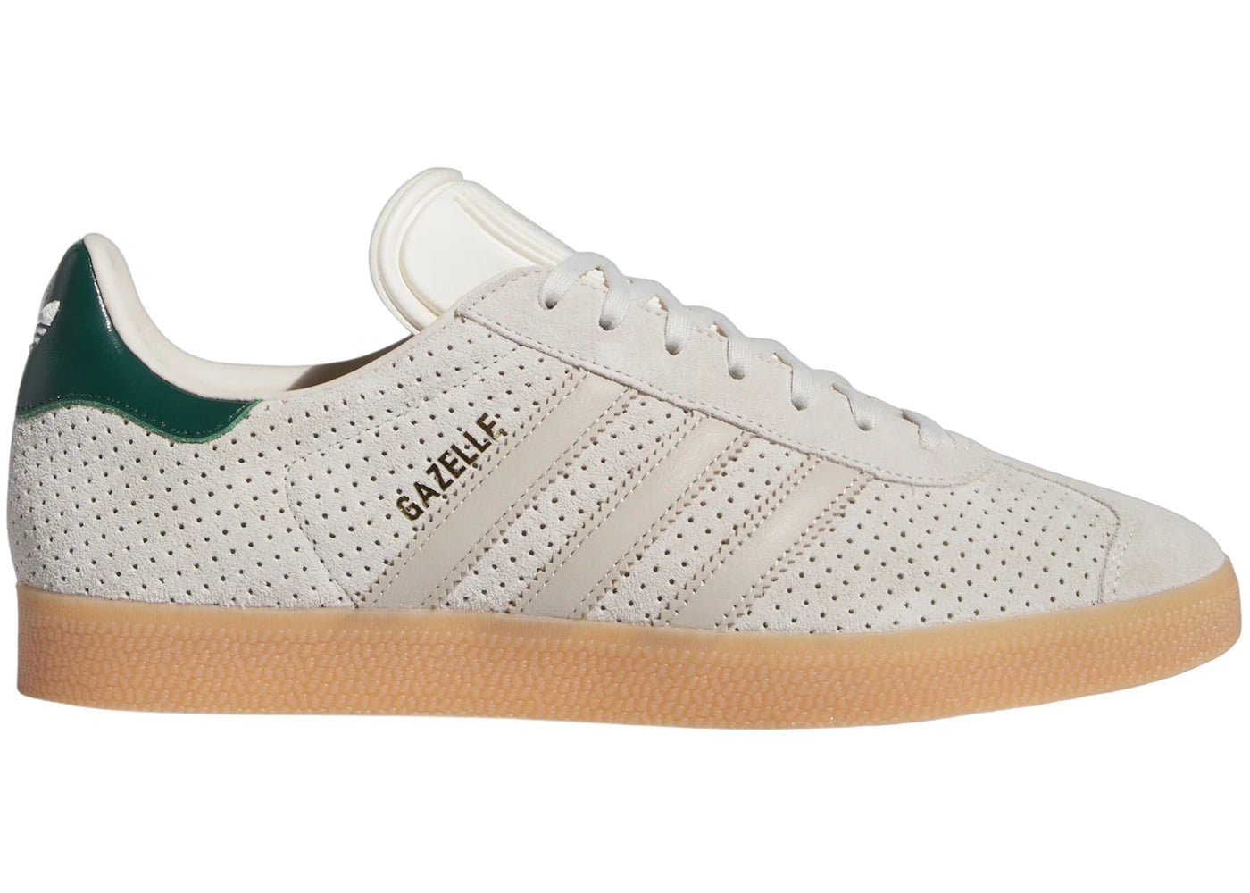 adidas Gazelle-Aluminium Wonder Beige Collegiate Green