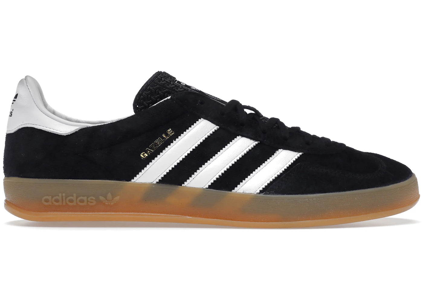 adidas Gazelle-Black White Gum