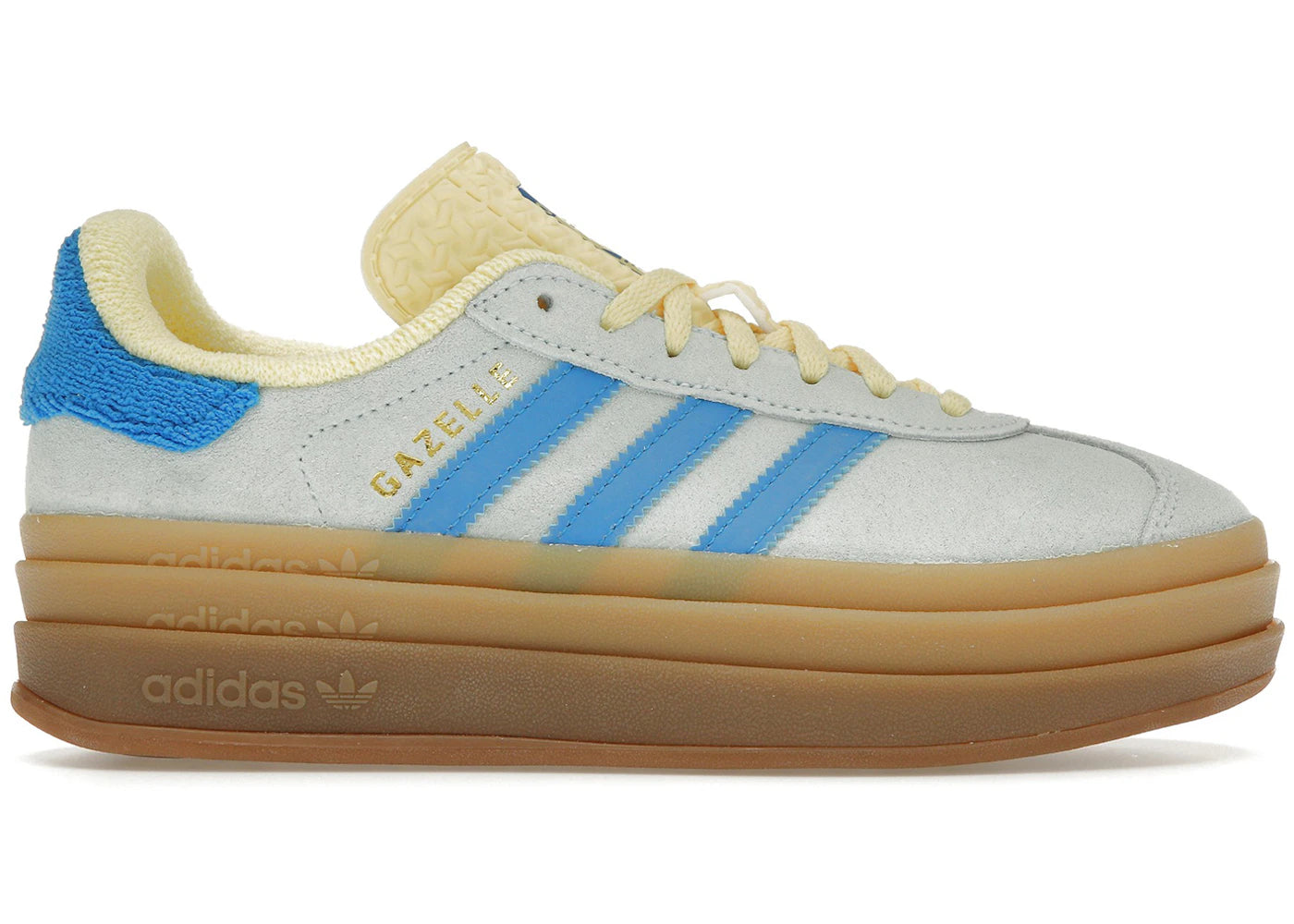 adidas Gazelle Bold-Almost Blue Yellow (Women's)