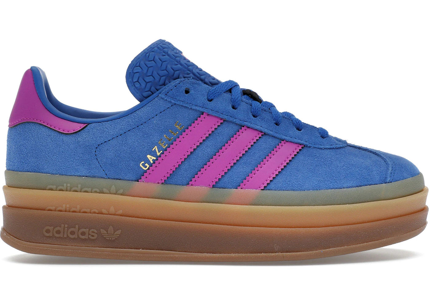 adidas Gazelle Bold-Bold Blue Lucid Pink (Women's)