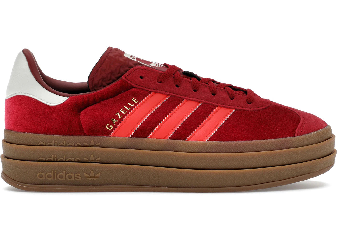adidas Gazelle Bold-Bright Red Velvet (Women's)
