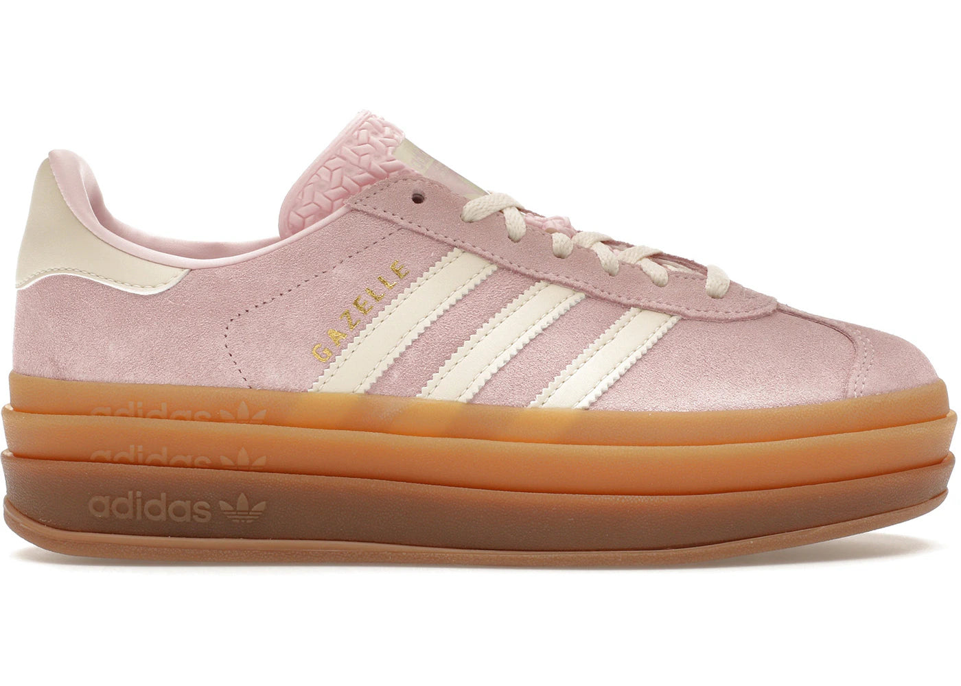 adidas Gazelle Bold-Clear Pink Cream White (Women's)