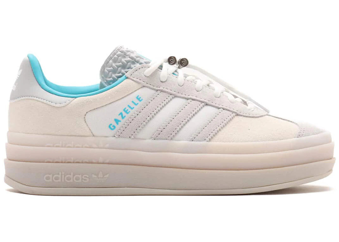 adidas Gazelle Bold-Cloud White Light Blue (Women's)