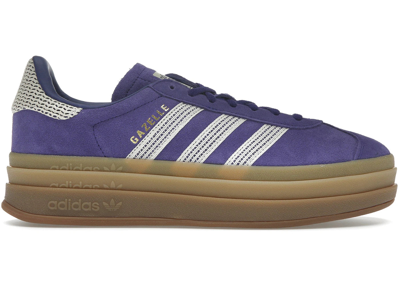 adidas Gazelle Bold-Collegiate Purple Wonder White (Women's)
