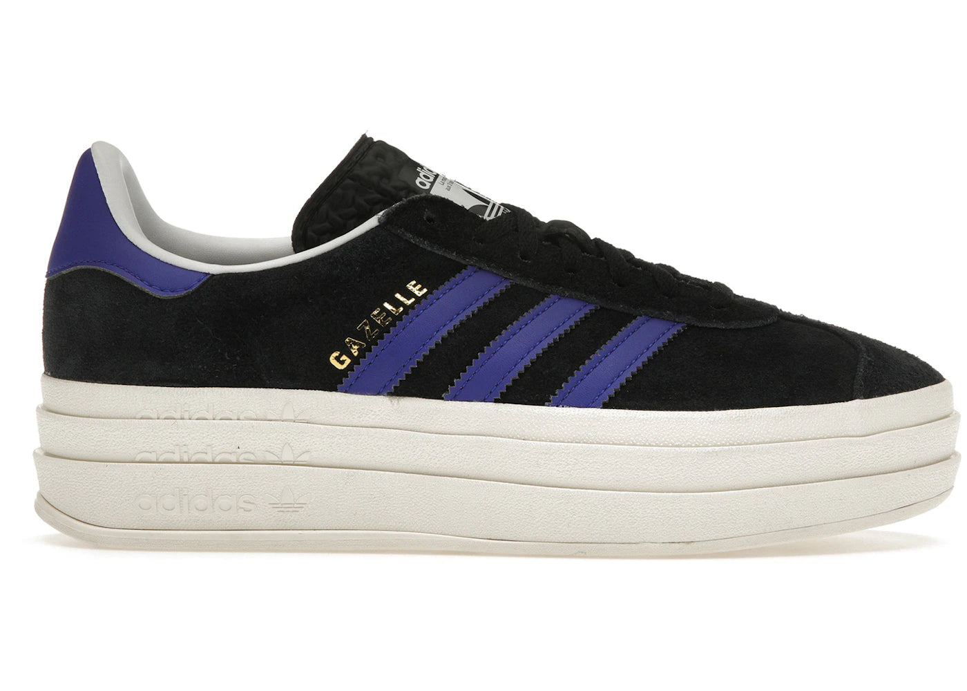 adidas Gazelle Bold-Core Black Lucid Blue (Women's)