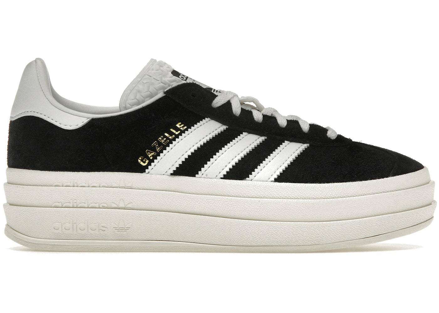 adidas Gazelle Bold-Core Black White (Women's)