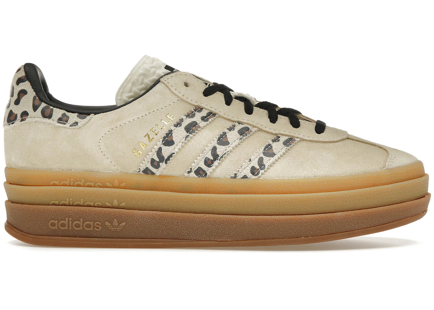 adidas Gazelle Bold-Cream Black Leopard (Women's)