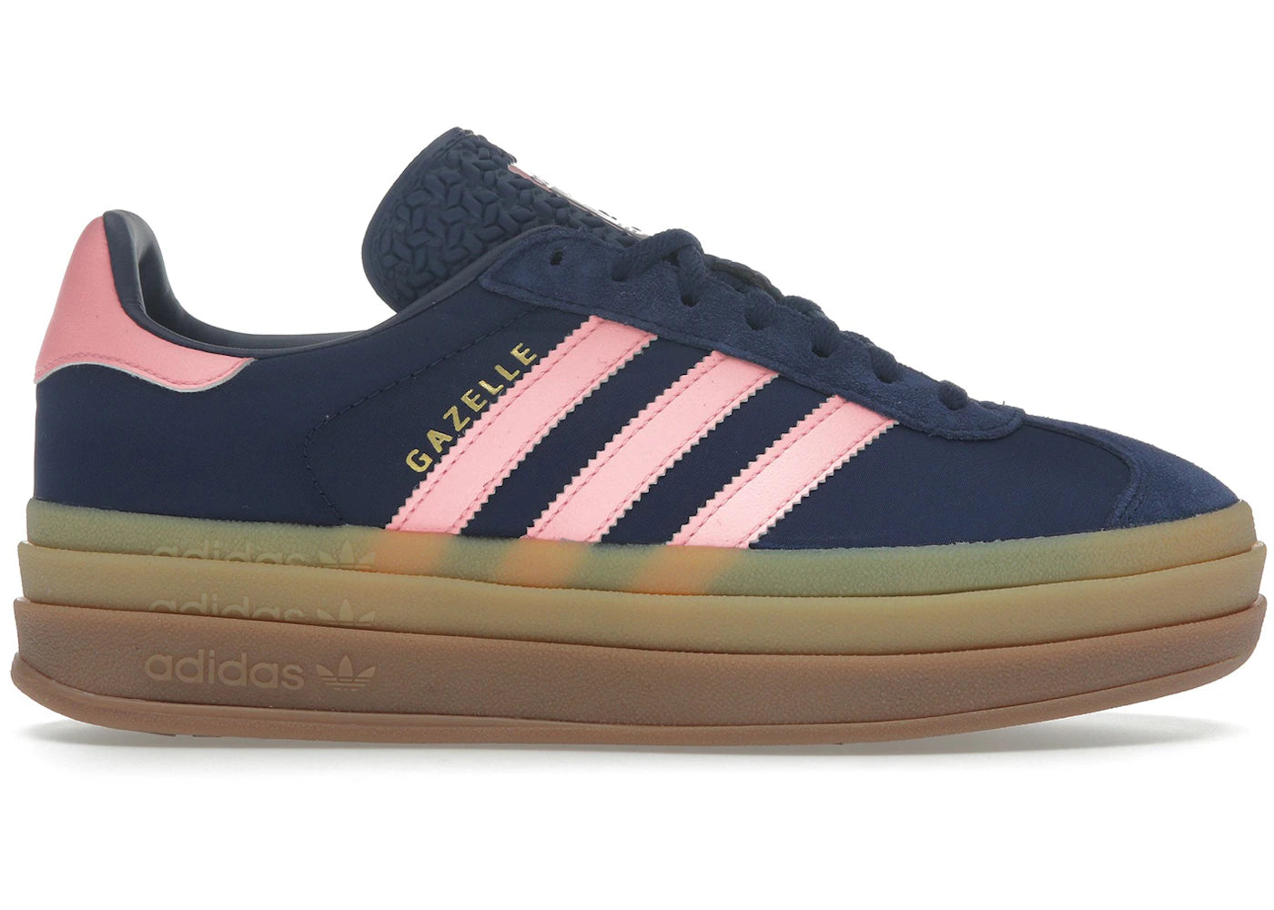 adidas Gazelle Bold-Dark Blue Pink Spark (Women's)