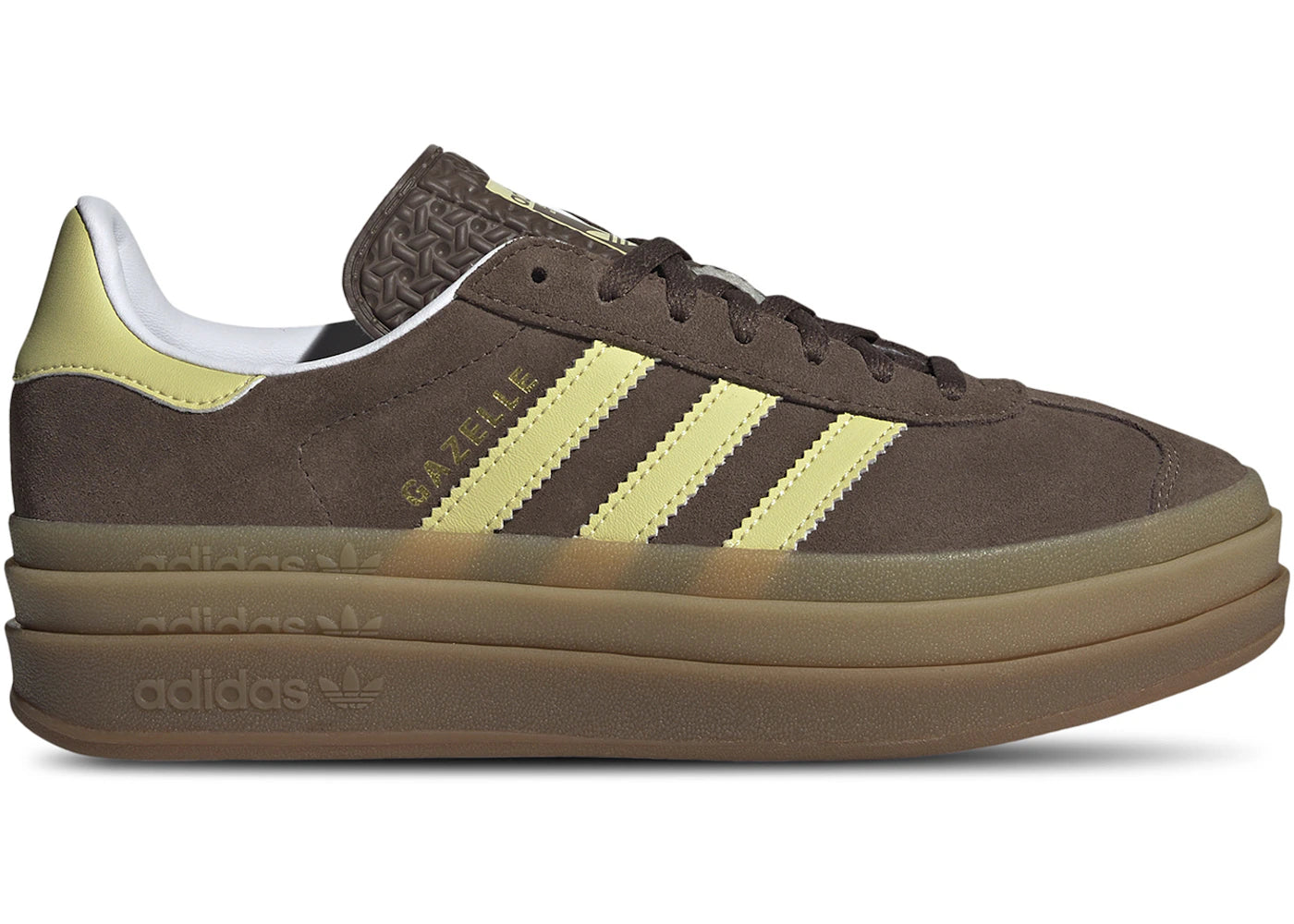 adidas Gazelle Bold-Earth Strata Powder Yellow (Women's)