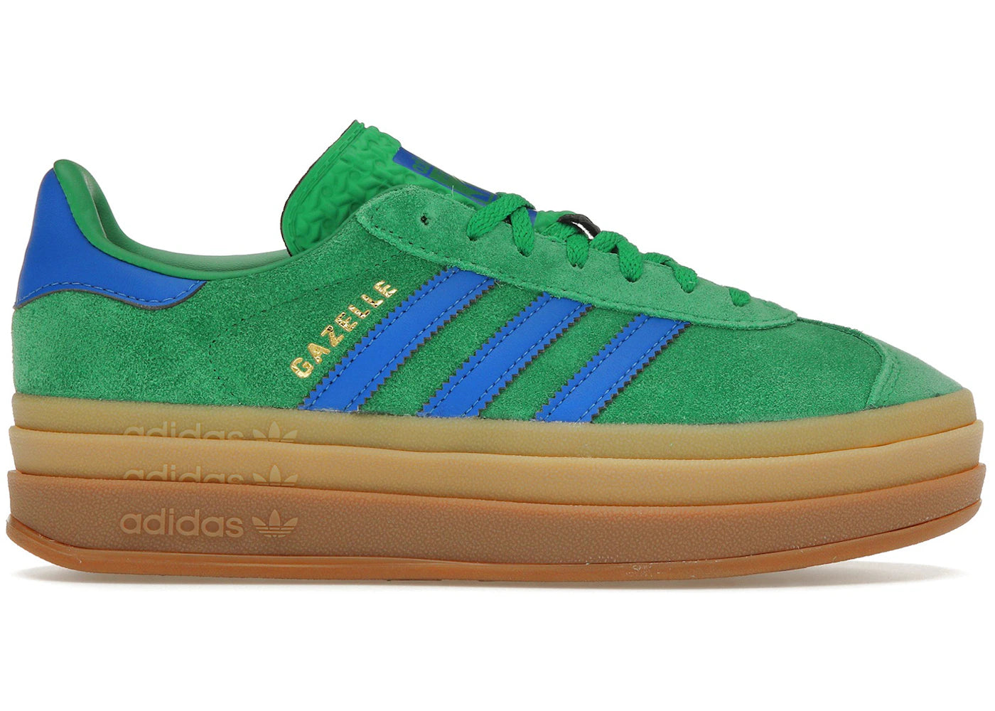adidas Gazelle Bold-Green Blue Gum (Women's)