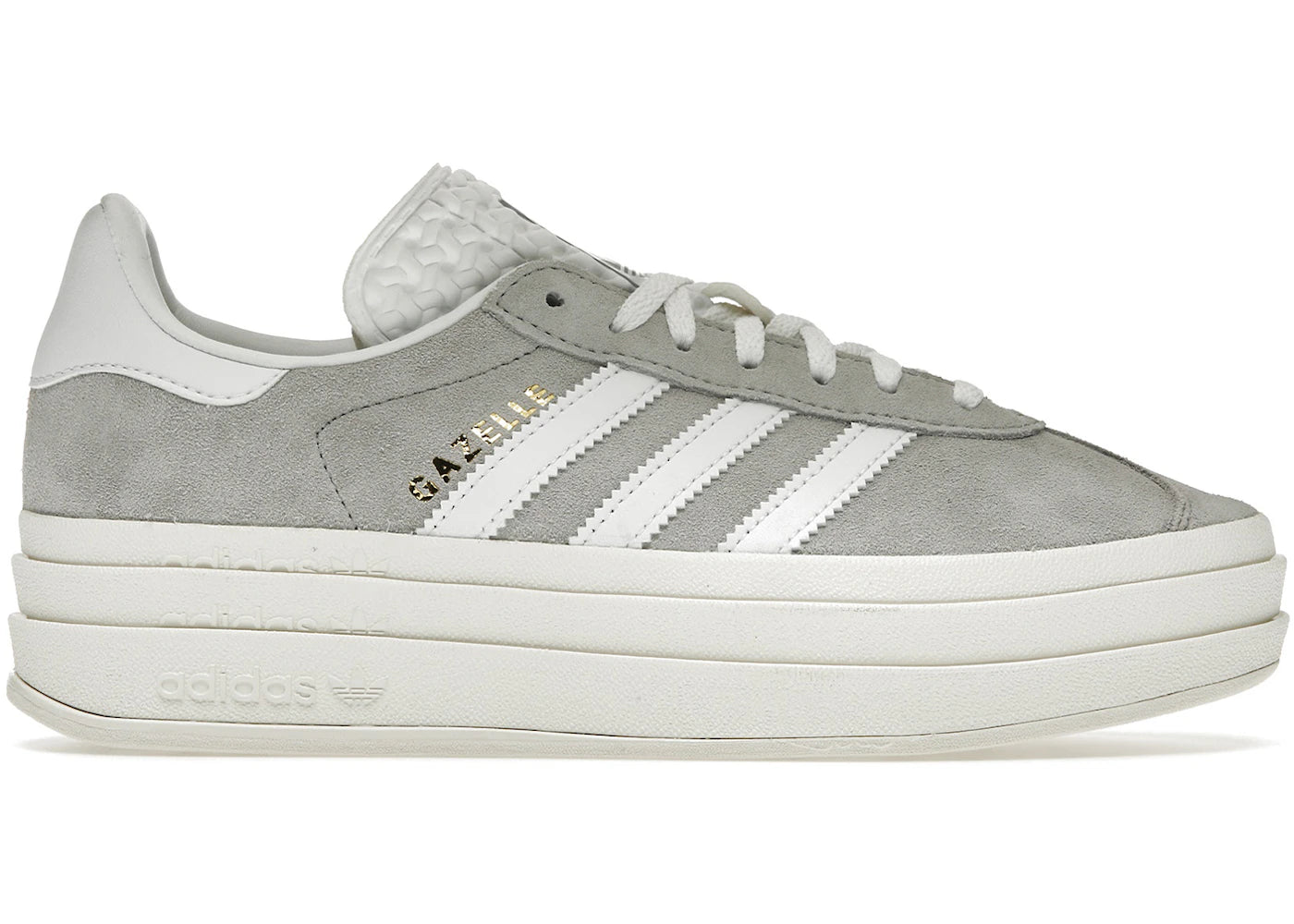 adidas Gazelle Bold-Grey White (Women's)