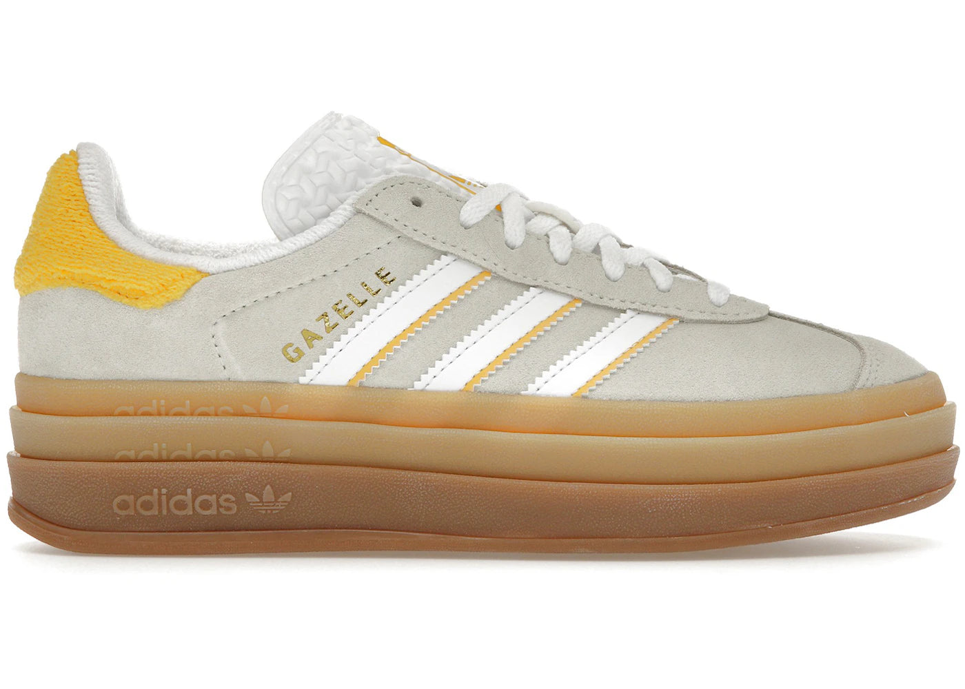 adidas Gazelle Bold-Ivory Bold Gold (Women's)