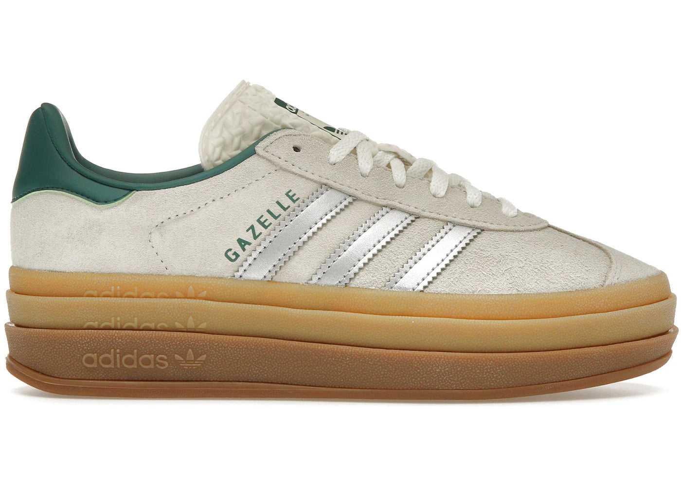 adidas Gazelle Bold-Off White Collegiate Green (Women's)