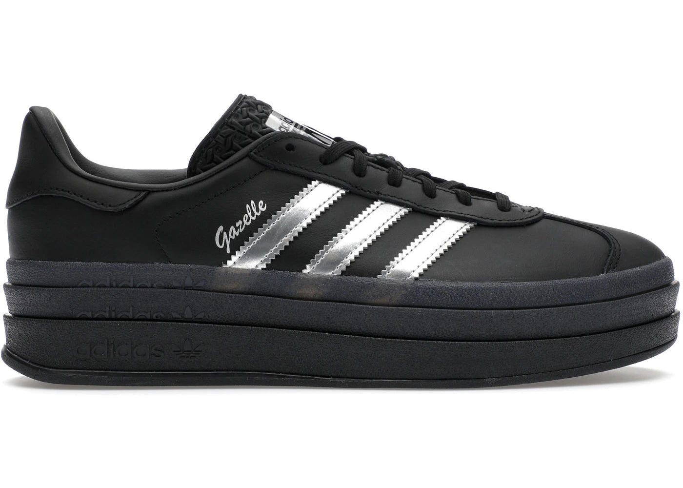 adidas Gazelle Bold-Pride Pabllo Vittar Core Black Silver Metallic Lucid Pink (Women's)