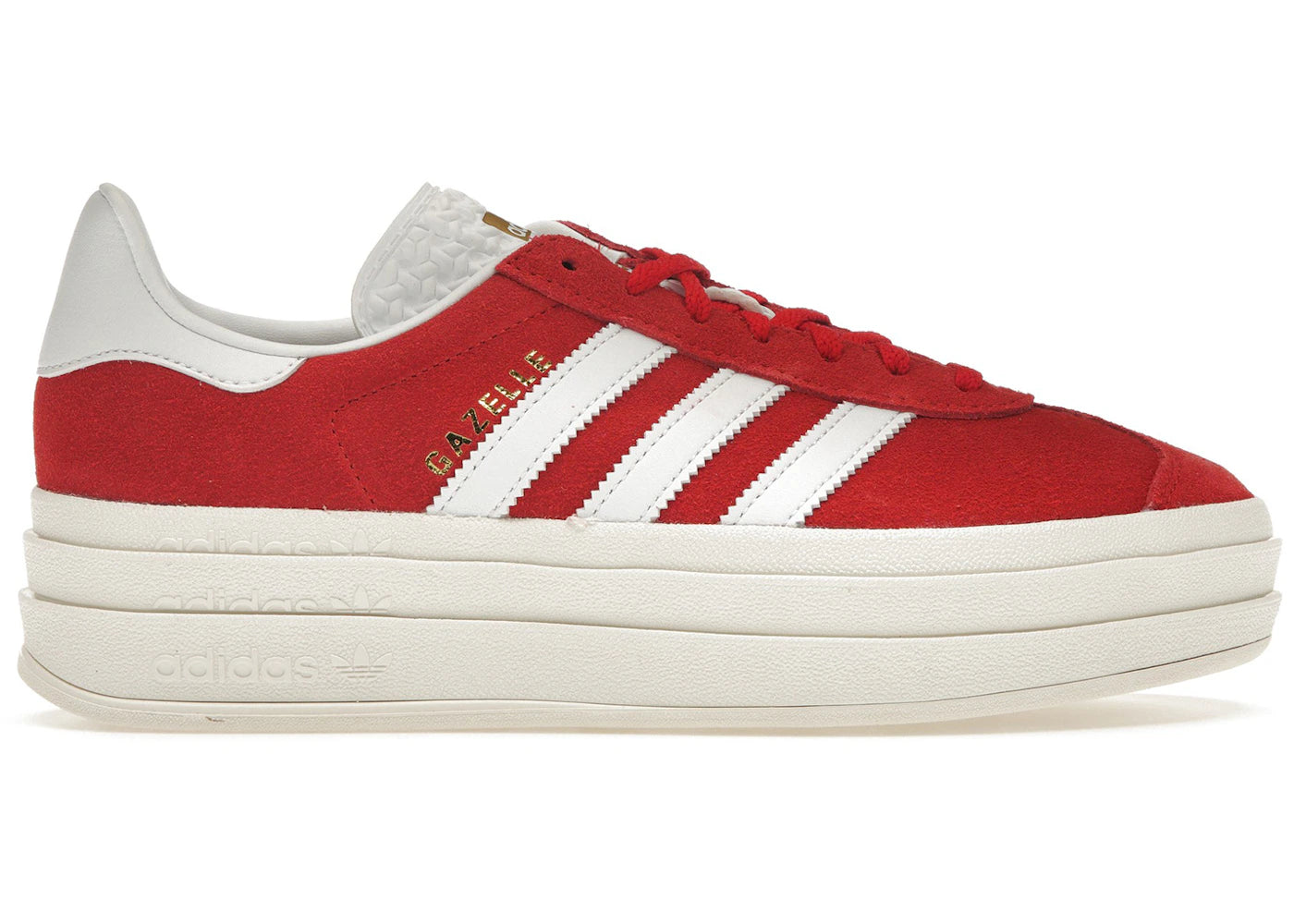 adidas Gazelle Bold-Red Cloud White (Women's)