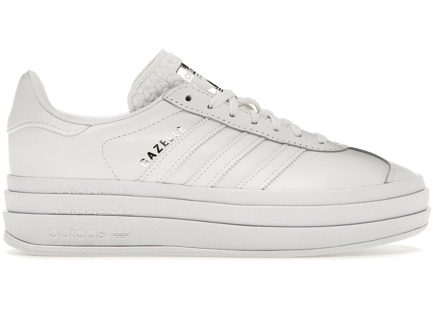 adidas Gazelle Bold-Triple White (Women's)