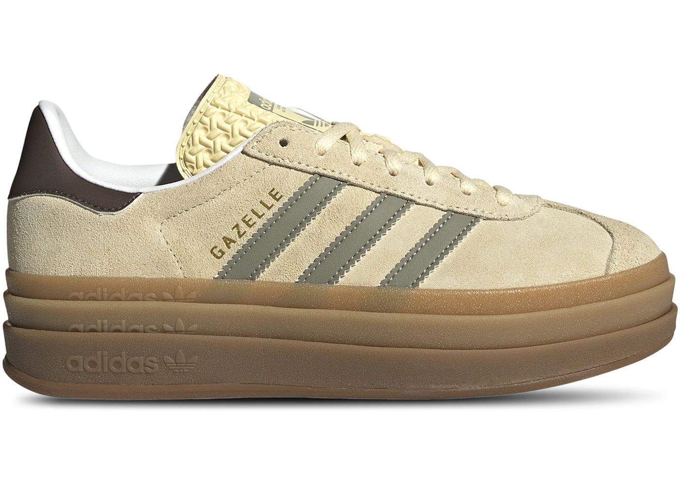 adidas Gazelle Bold-Warm Vanilla Silver Pebble (Women's)