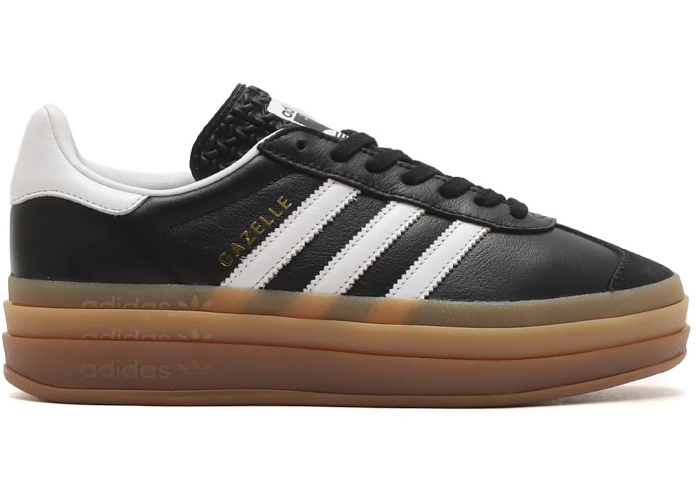 adidas Gazelle Bold-atmos Black White Gum