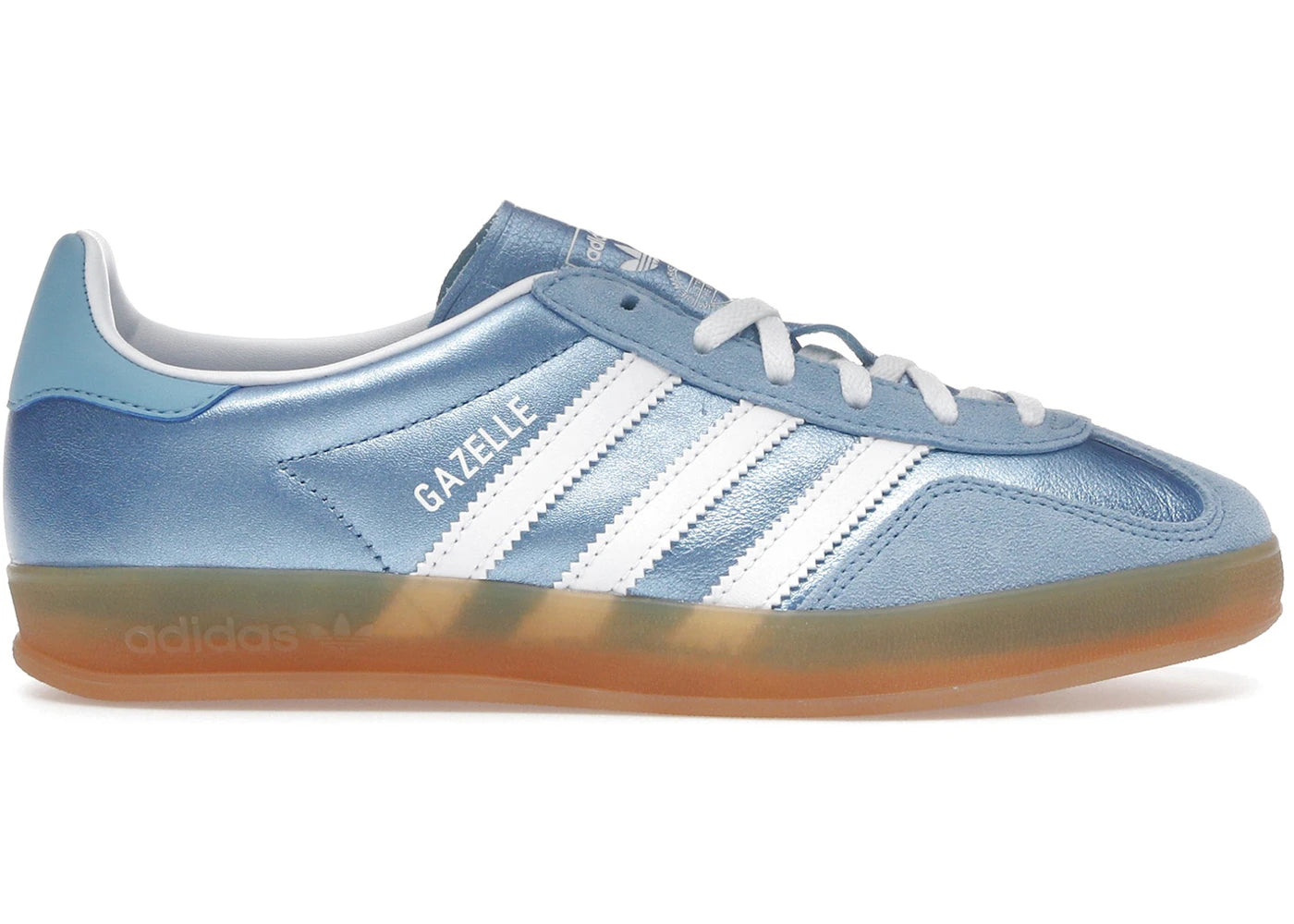 adidas Gazelle Indoor-Blue Cloud White Gum (Women's)