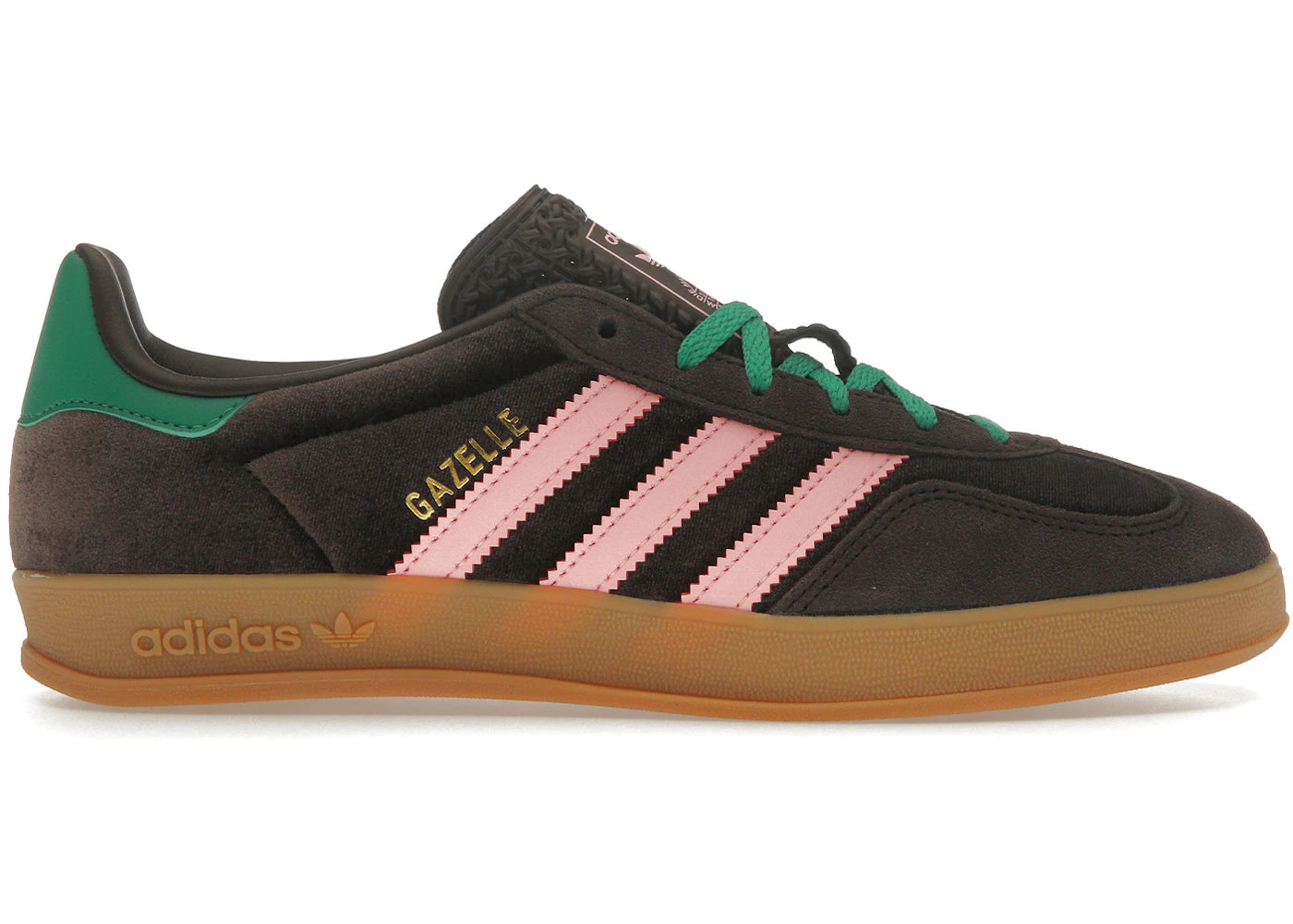 adidas Gazelle Indoor-Brown Velvet (Women's)