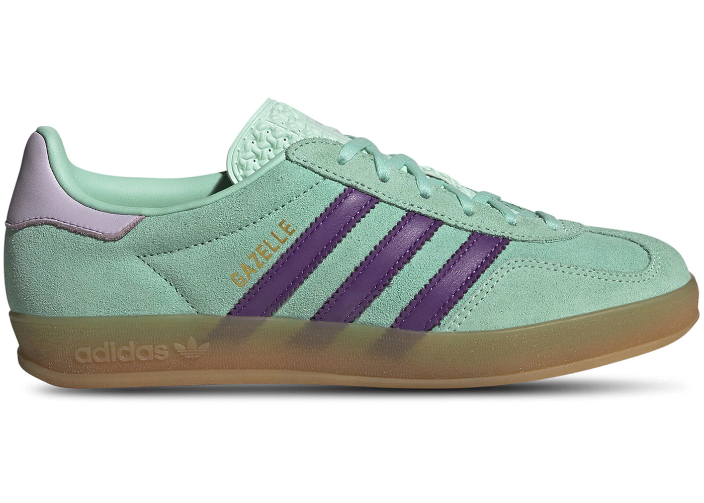 adidas Gazelle Indoor-Clear Mint Active Purple (Women's)