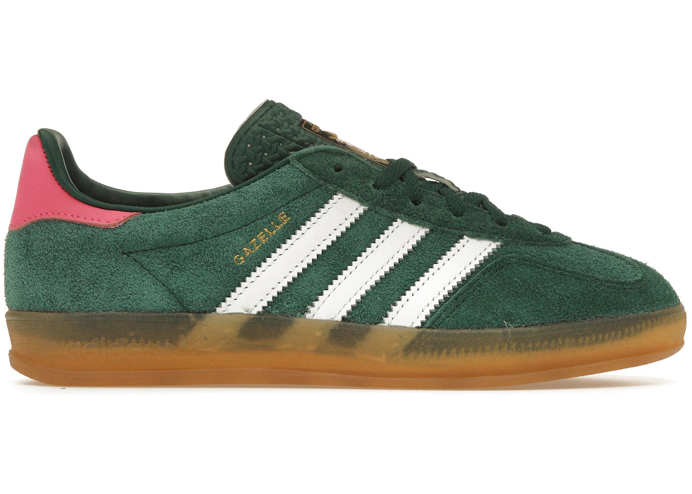 adidas Gazelle Indoor-Collegiate Green Lucid Pink (Women's)