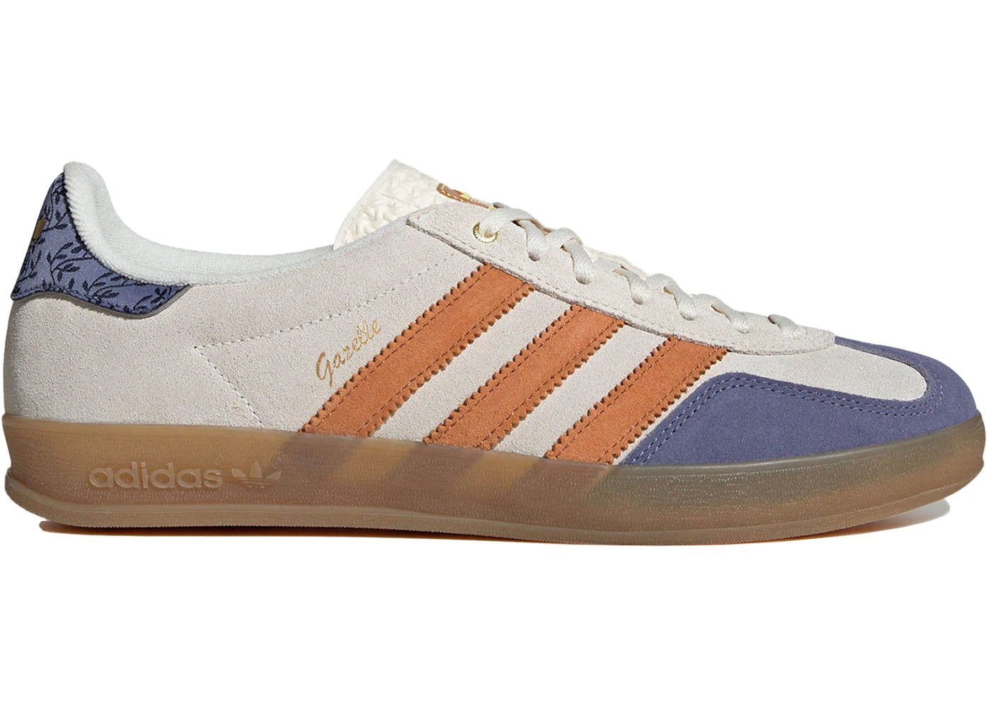 adidas Gazelle Indoor-Cream White Blue Orange