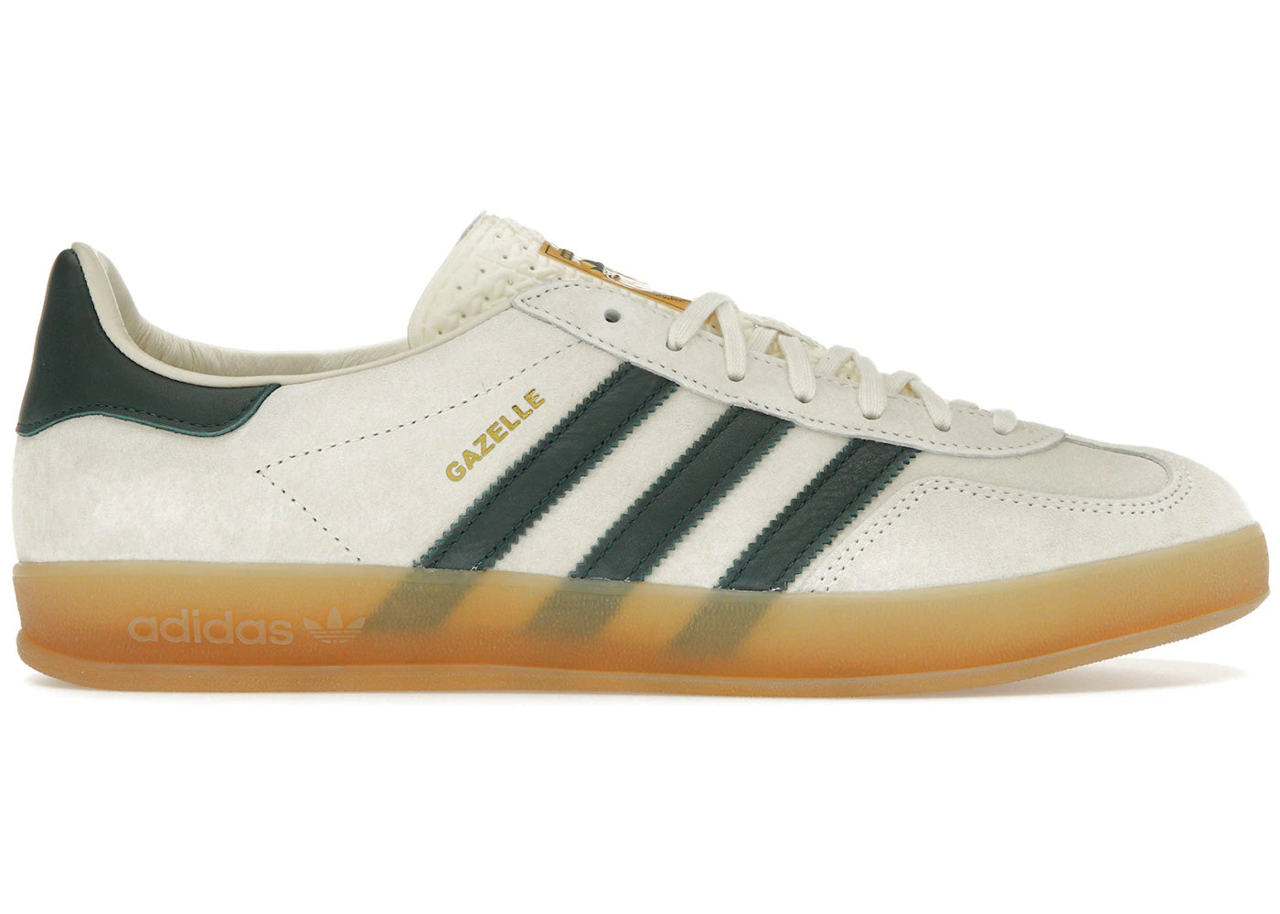 adidas Gazelle Indoor-Cream White Collegiate Green Gum