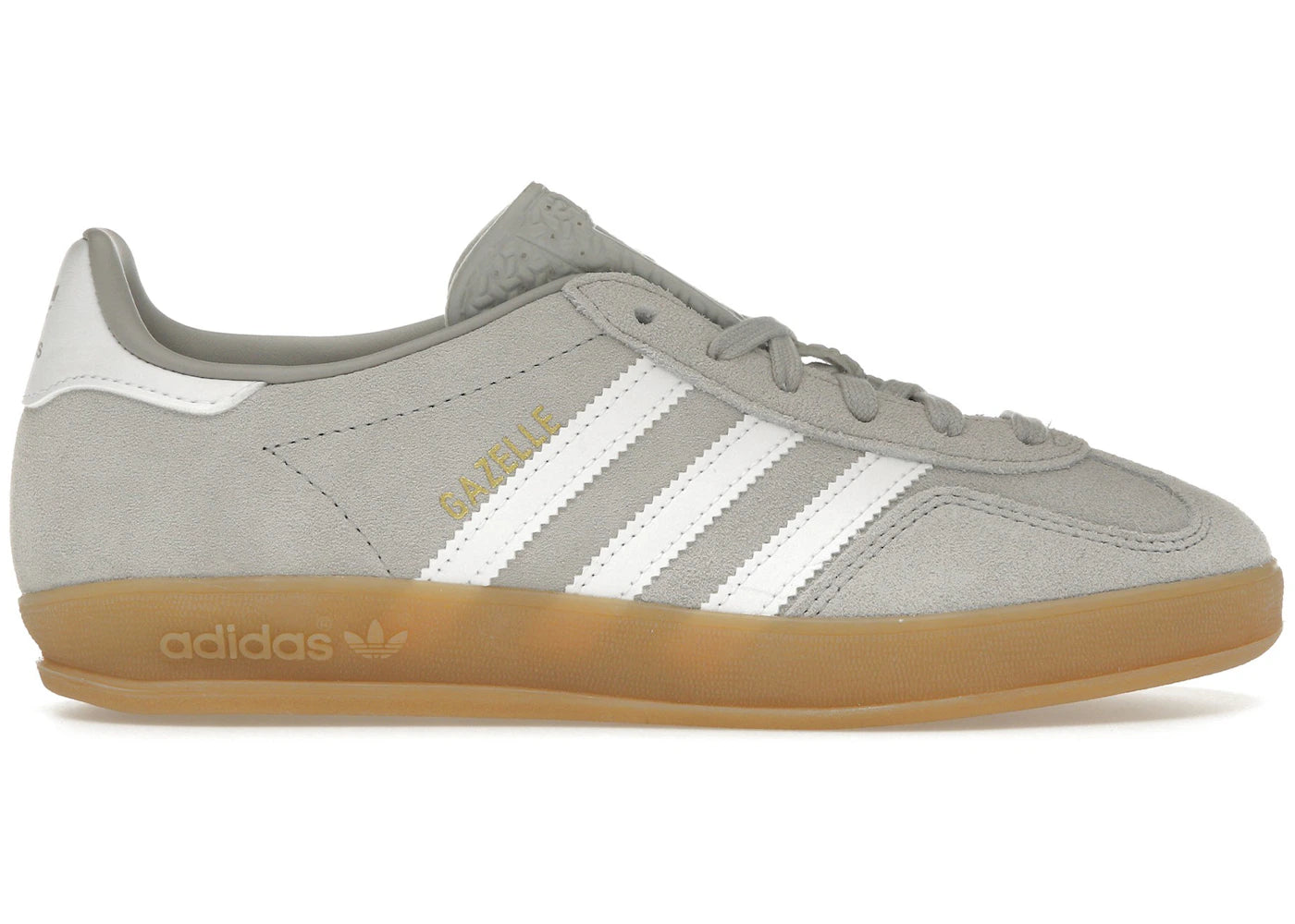 adidas Gazelle Indoor-Grey Cloud White Gold Metallic