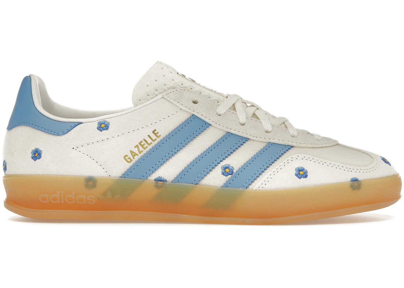 adidas Gazelle Indoor-Light Blue Floral (Women's)