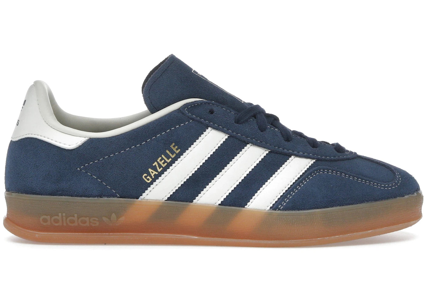 adidas Gazelle Indoor Nuit Indigo Blanc cassé Or métallisé
