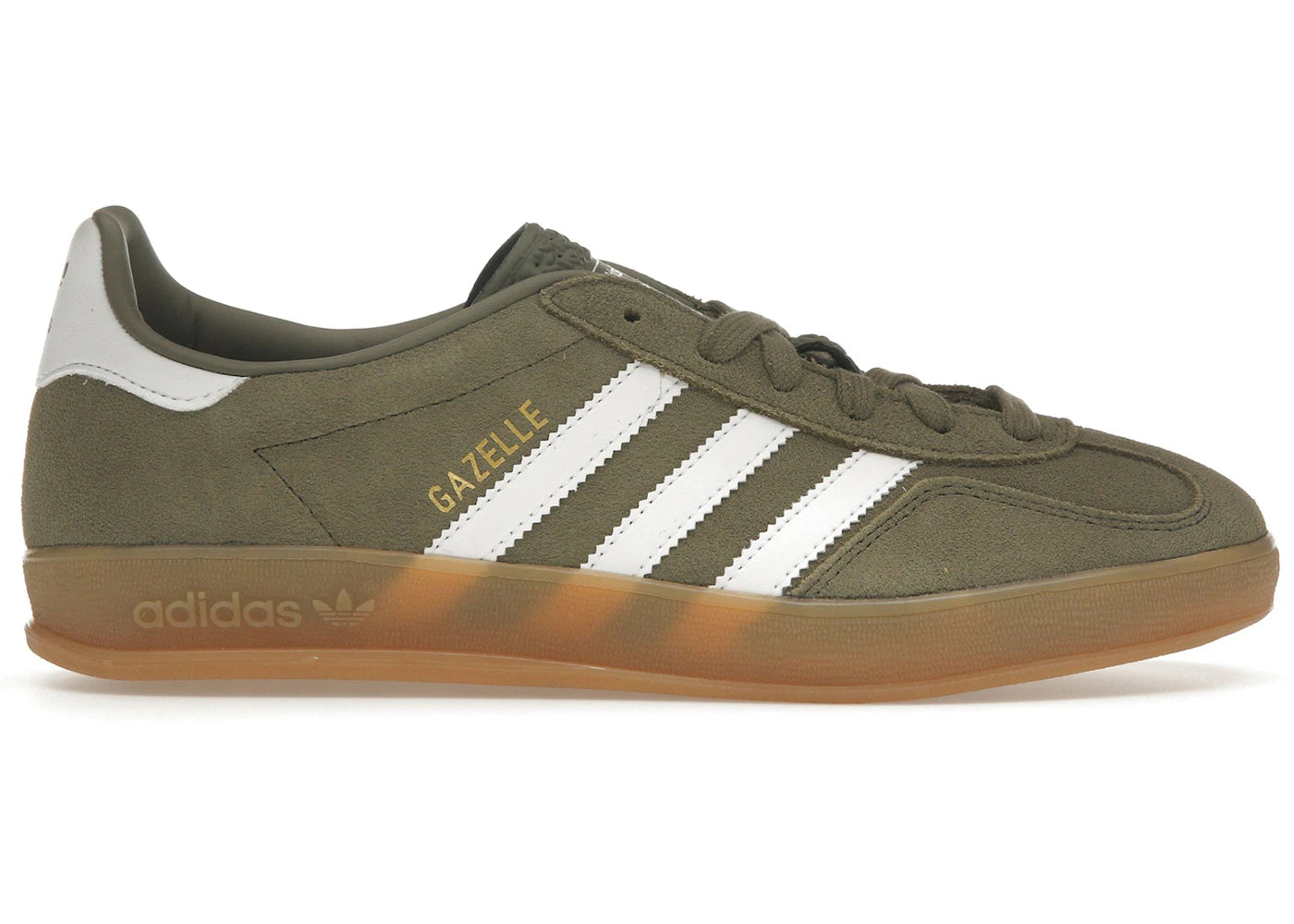 adidas Gazelle Indoor-Olive Strata Cloud White Gum