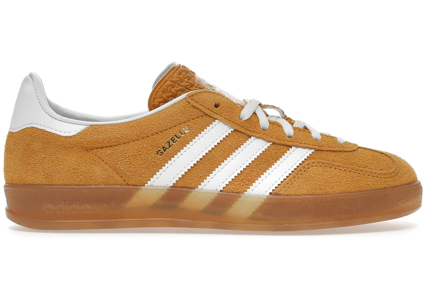 adidas Gazelle Indoor-Orange Peel White (Women's)