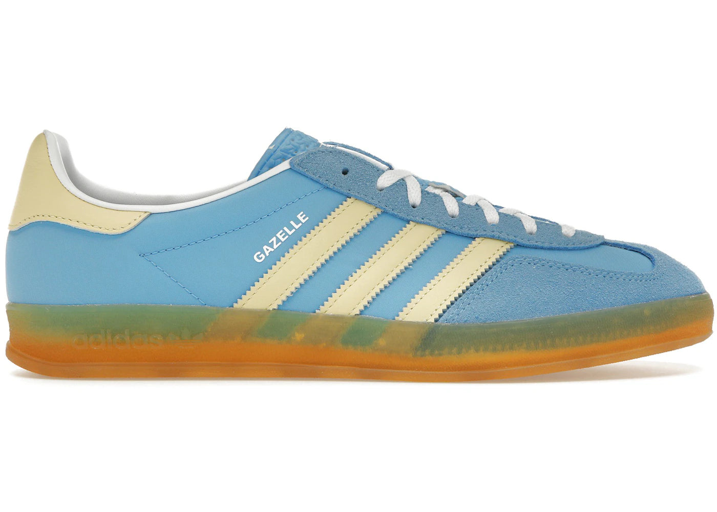 adidas Gazelle Indoor-Semi Blue Burst Almost Yellow (Women's)