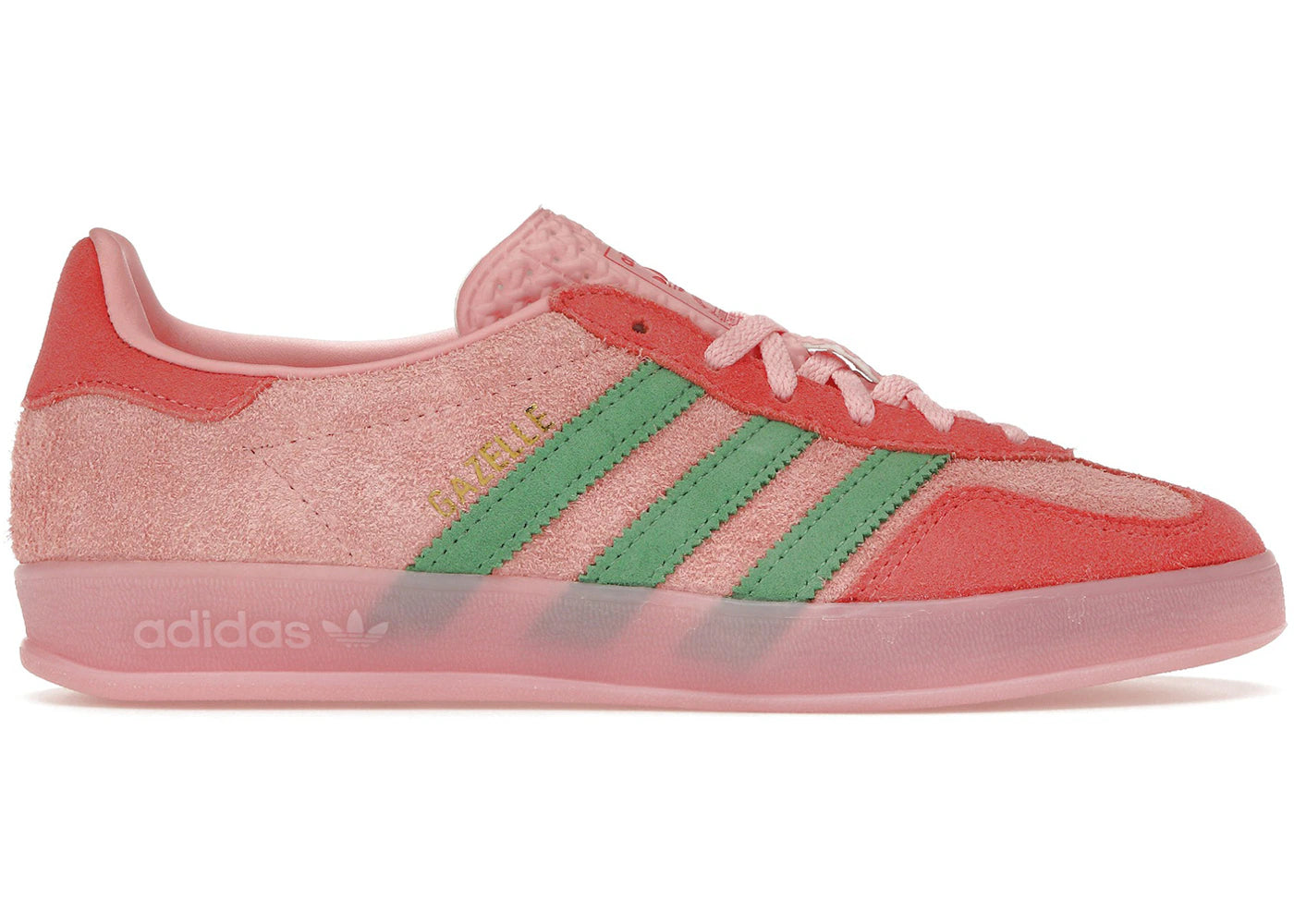 adidas Gazelle Indoor-Semi Pink Spark Preloved Scarlet (Women's)